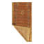 Tapis orange / brun en laine / coton fait à la main de style oriental 3 pi 6 po x 14 pi 3 po Xaviel