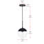 Luminaire suspendu simple à intensité variable 1 lumière Yearby Yearby-1870617810-1870617809-1870617821