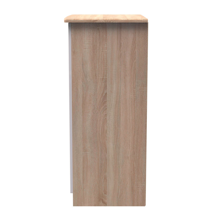 Birriel Manufactured Wood Wardrobe, Kashmir Gloss/Bardolino Oak