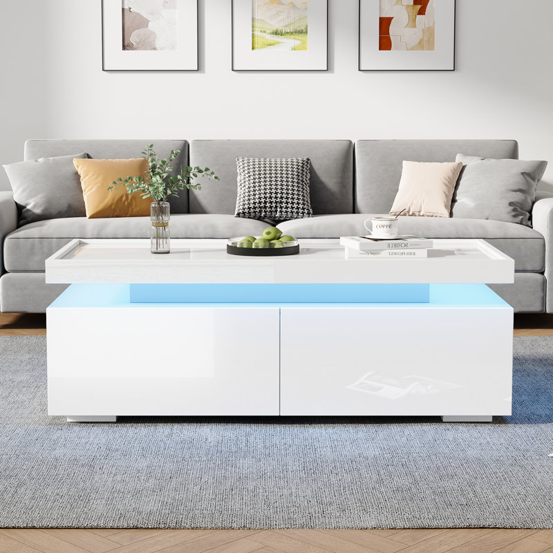 Frame Coffee Table with Storage
