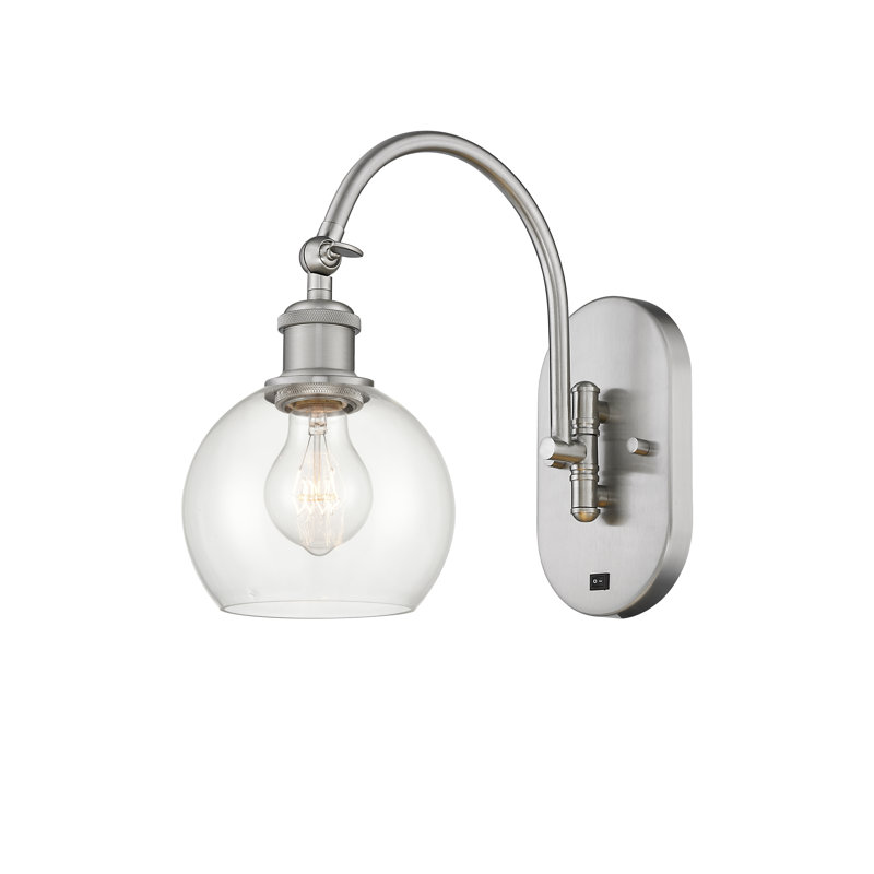 Bras pivotant en acier Ellington, DEL, Nickel satiné brossé