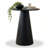 Modern 30" Round Counter Height Dining Set with 3 Upholstered Swivel Counter Stools-258447858