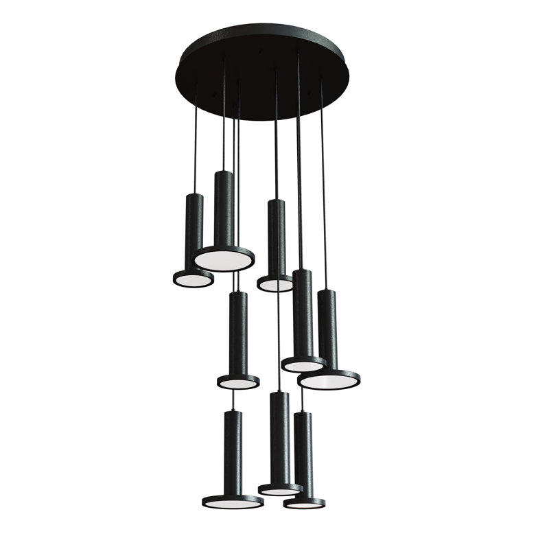 Luminaire suspendu 120V Moorehouse Nonuple, Noir