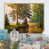 Toile naturelle avec cadre flottant