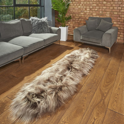 Kearney Solid Colour Sheepskin Area Rug