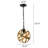 Rowling 1 - Light Black/Natural Pendant