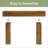 Versatile End Table,Compact Console Table,Wood Coffee Table-124923127