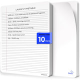 Scribbledo College Ruled Lined White Board Sheets For Students 9”x12” 