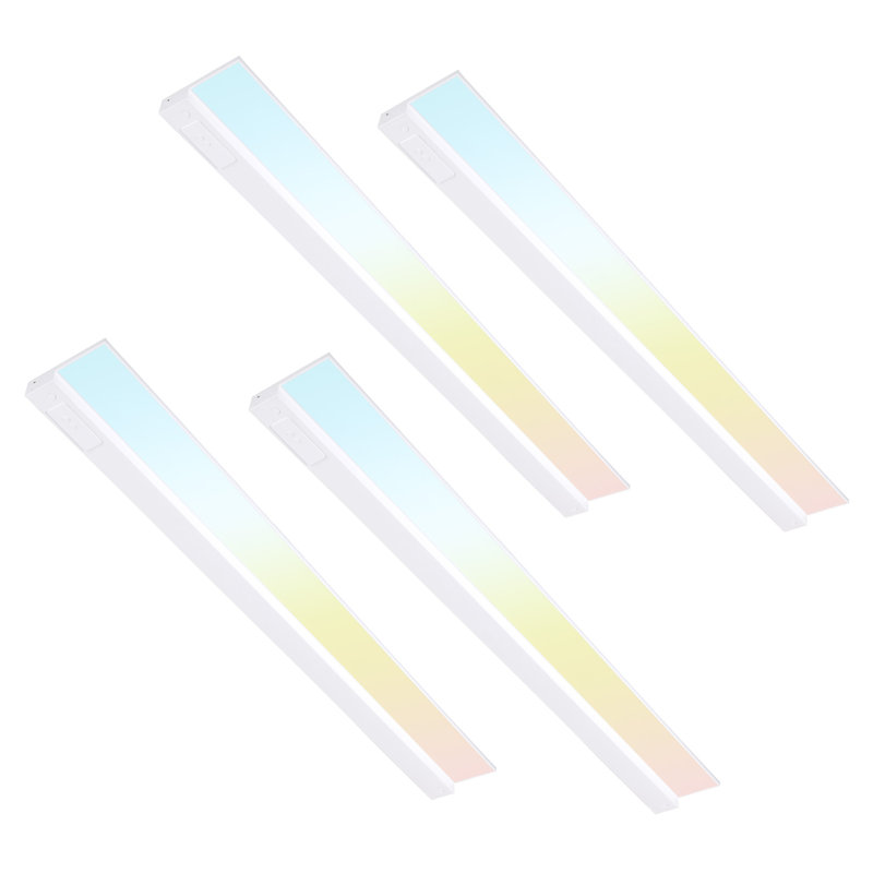 Luminaire sous-meuble DEL mince EdgeForm 42 po à intensité variable, connectable, câblé ou enfichable