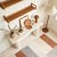 Console élégante et luxueuse en placage d'acacia-659637988