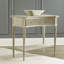 Ribbed Solid Wood End Table