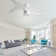 Keilee 52'' 3-ABS-Blade Propeller Standard Ceiling Fan with Remote Control and no Light