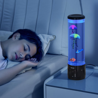Sensory Bubble Tube Lamp 16 Lampe de poisson d'eau couleur télécommandée