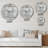 Industrial Minimalism - Geometric  Wall Clock-101235779