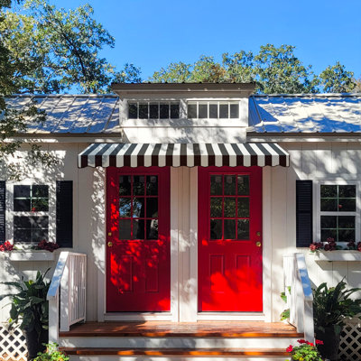 Awntech Dallas Retro Acrylic Fabric Fixed Awning