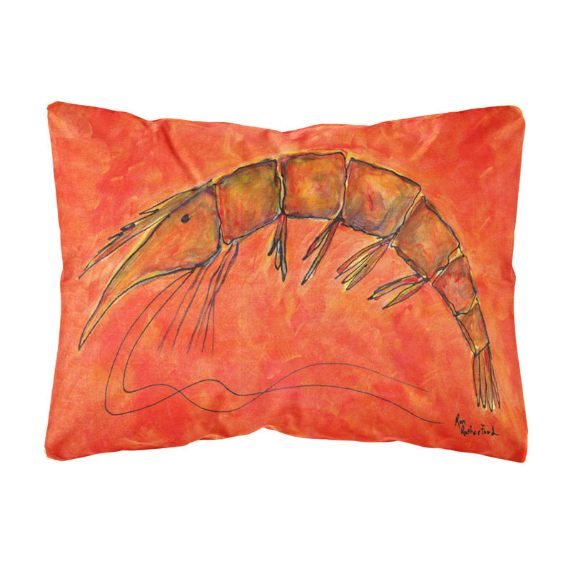 Coussin intérieur/extérieur crevette