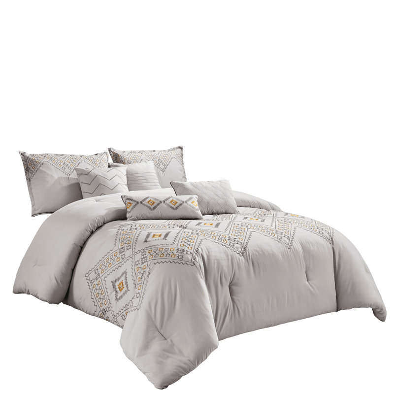 Geometric Shapes Comforter, King