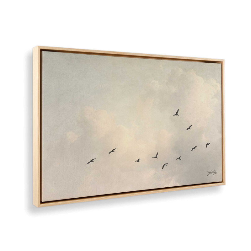 «In Flight» par Marla Rae, reproduction d'art, Toile avec cadre, Tanné, L 48 x H 32
