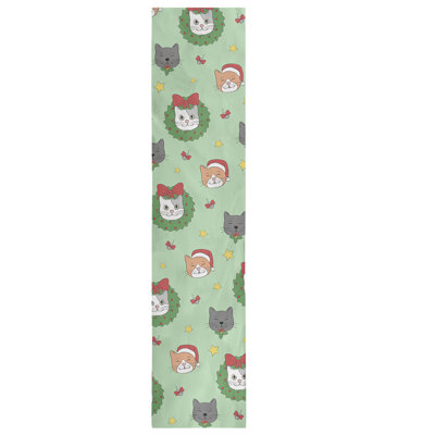 Chemin de table christmase hol christmas chats