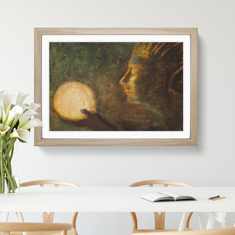 Friendship by Mikalojus Konstantinas - Framed Print, 27cm H x 36cm W x 2cm D, Oak Framed