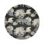 Leopard Walk Powder Vegan Leather Round Coasters-681272694