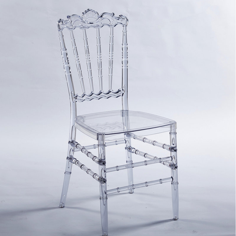 Chaise de mariage, chaise de salle à manger, ensemble de 4, siège en plastique