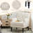 HIMO 29" W Tufted Armchair with Nailhead Trim-31938970
