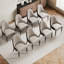 Chaise d'appoint rembourrée en similicuir Frania-1642740805-1651045655