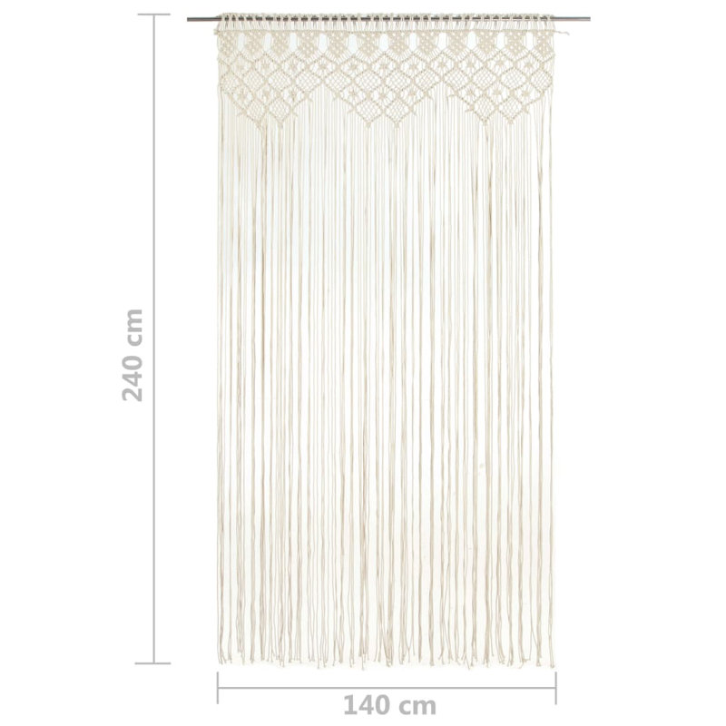 Laster Sheer Curtain Single Panel, Cream