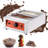 Chocolate Tempering Machine, 17.6 Lbs 2 Tanks Chocolate Melting Pot TEMP Control 86~185℉