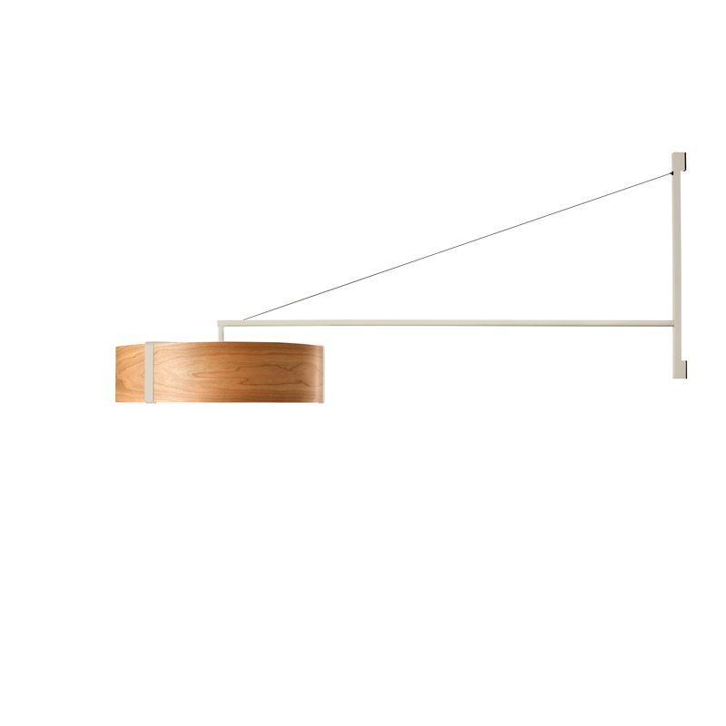 Thesis 1 - Light LED Swing Arm, Matte Ivory, Ivory White, 3000K
