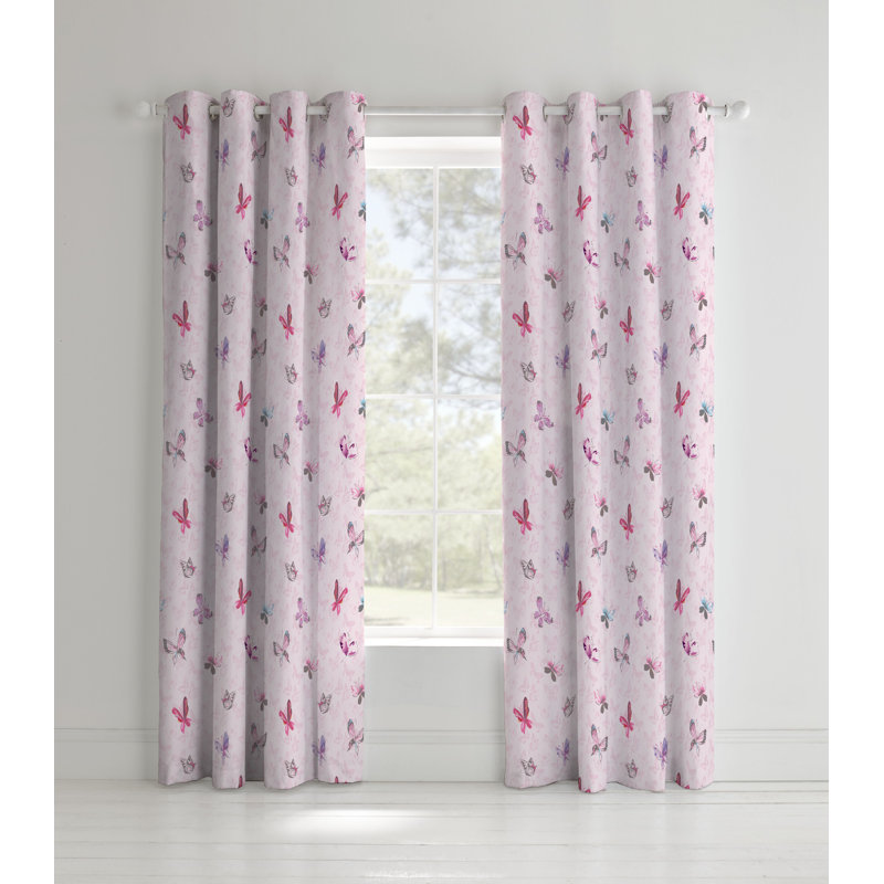 Glamour Princess Eyelet Room Darkening Curtains
