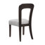 Ensemble de 2 chaises de salle à manger rembourrées - Chaises d'appoint de cuisine en tissu avec pieds en bois d'hévéa massif, capacité de 330 lb, support ergonomique pour la maison et le bureau-1874254800
