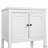 24" Modern Sleek Bathroom Vanity Elegant Ceramic Sink-110825174