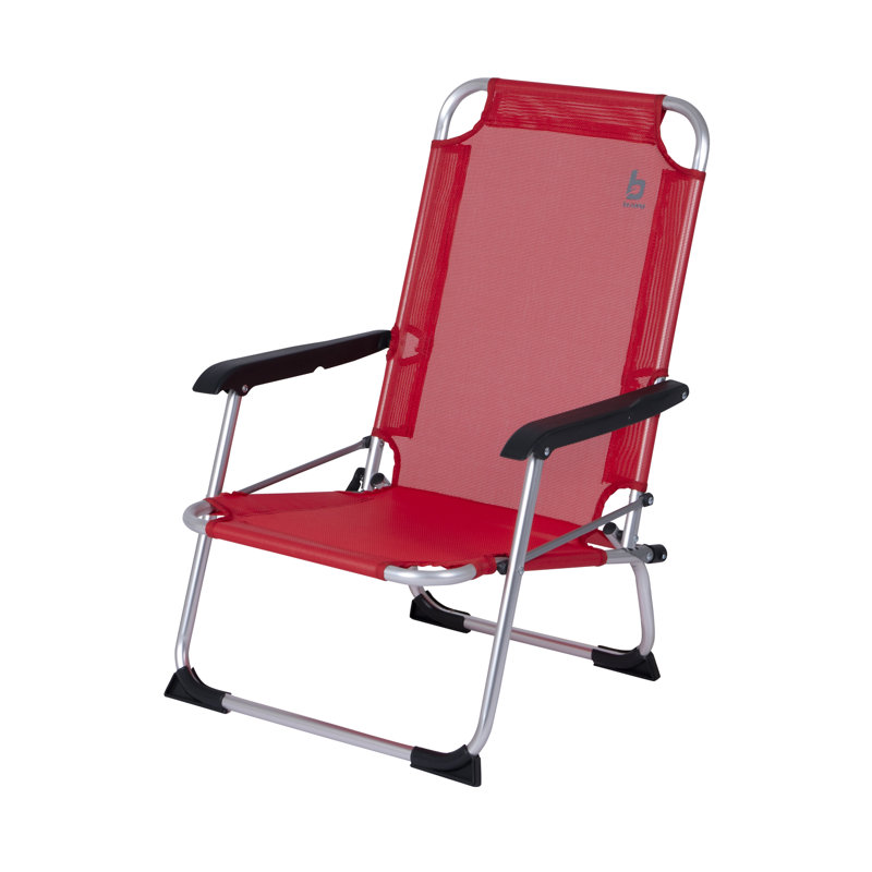Arean Reclining Beach Chair, Red