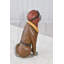 Statue en résine Fakiri A Happy Dog habillée en pilote Taille: 3 po x 4 po x H 8 po