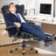 Executive Chair Faux Leather Office Chair-1742952827