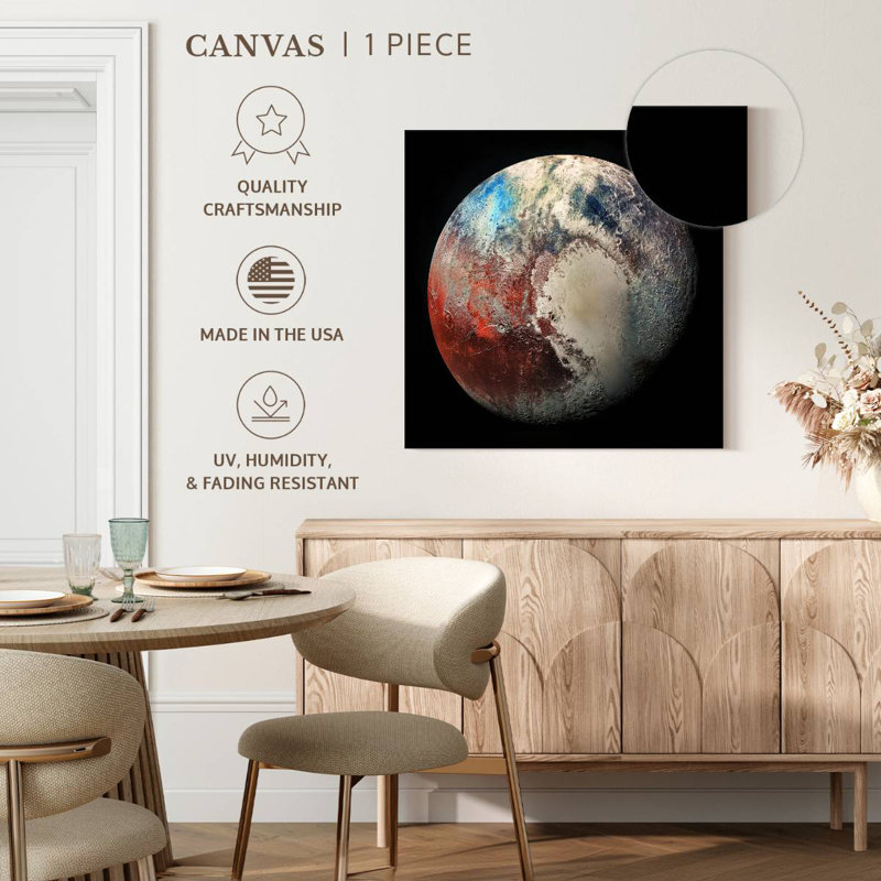 Oberle Colors Of Pluto, 10" H x 10" W