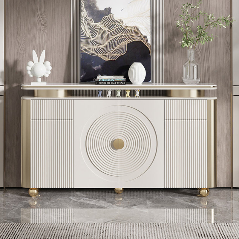 Armoire de rangement moderne et minimaliste de luxe moderne, H 33,46 po x l 55,12 po x P 13,78 po
