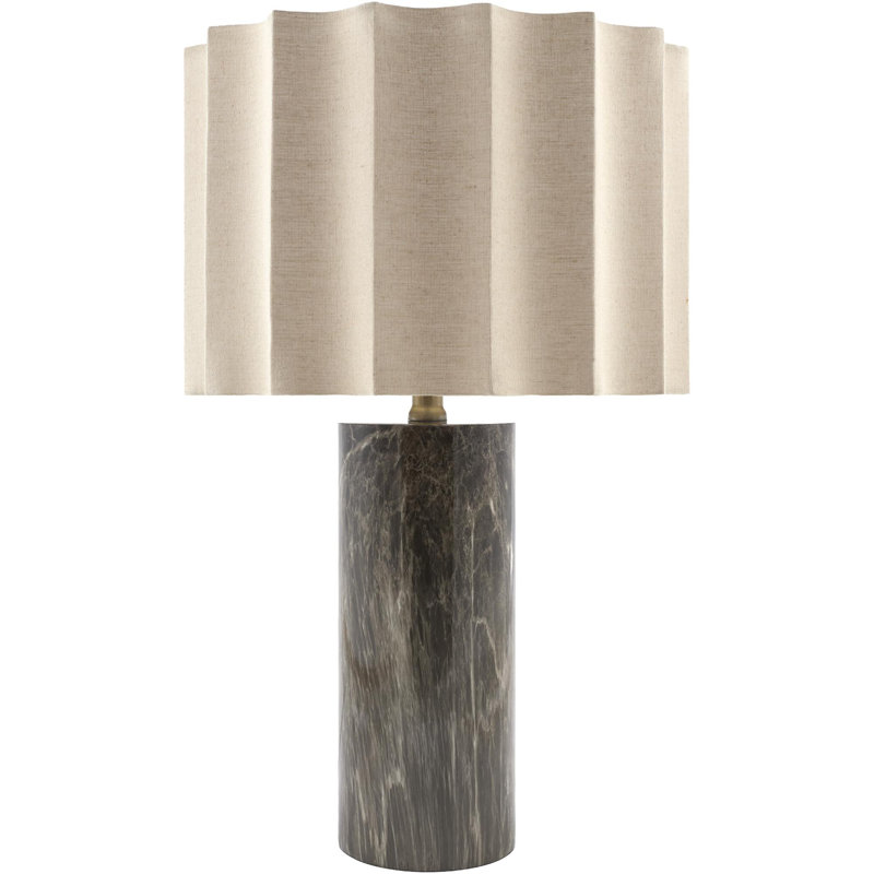 Lampe de table Toseland Clarkstown, Marron foncé