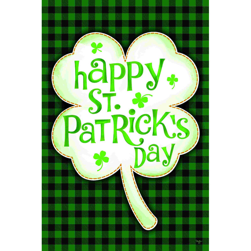 Joyeuse Saint-Patrick 2884678, H 12 po x l 8 po