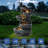 Cascade Fountain with Lights