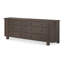 Loren 6 Drawer Dresser Dark Brown-1243592270