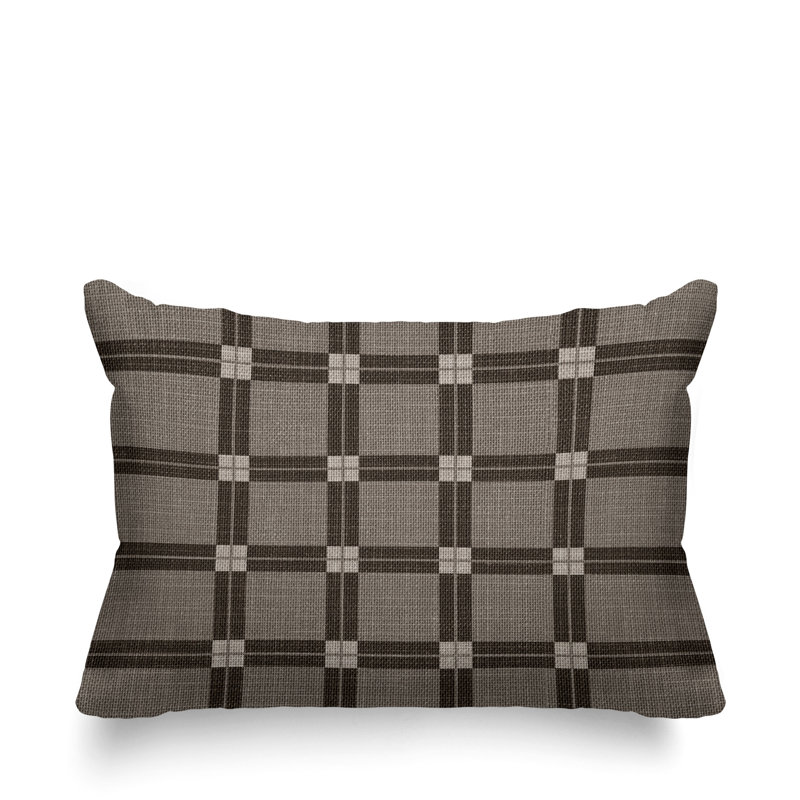 Coussin lombaire en polyester , H 14 po x l 20 po, Ombre