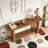 2-Tier Farmhouse Console Table Entryway Sofa Table