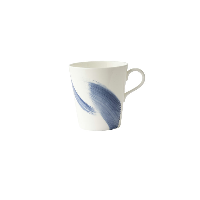 Brushstroke Bone China Coffee Mug