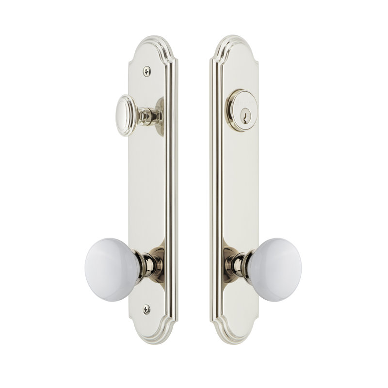 Ensemble d'entrée complet Arc High, Nickel poli, 2,375 po