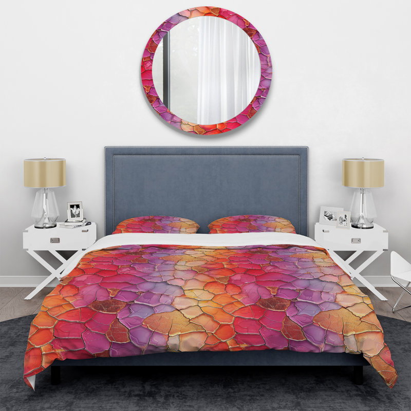Ensemble de housse de couette Modern, Housse de couette pour grand lit et 2 taies décor