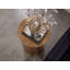 Silver Aluminium Lounge Side Table-1567085872