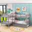 Lit superposé en bois avec lit gigogne simple Hardej Kids-1949873349